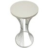 Mauro Ferretti Funnel bijzettafel Ø 40x79 cm zilver