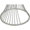 Mauro Ferretti Funnel bijzettafel Ø 40x79 cm zilver