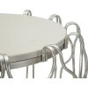 Mauro Ferretti Hook bijzettafel Ø47,5x61,5 cm zilver