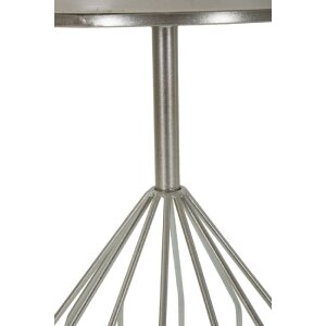 Mauro Ferretti tumbler bijzettafel Ø 37,5x58 cm zilver