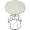 Mauro Ferretti tumbler bijzettafel Ø 37,5x58 cm zilver