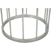 Mauro Ferretti tumbler bijzettafel Ø 37,5x58 cm zilver