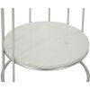 Mauro Ferretti Towery bijzettafel Ø 40x76 cm zilver