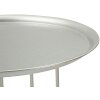Mauro Ferretti Towery bijzettafel Ø 40x76 cm zilver