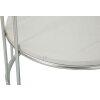 Mauro Ferretti Towery bijzettafel Ø 40x76 cm zilver