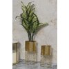 Mauro Ferretti plantenstandaard Livi set van 2 stuks Ø 23x43-20x36 cm goud