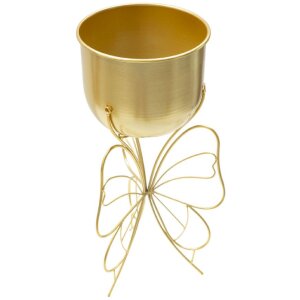 Mauro Ferretti plantenstandaard Farfy Ø 22x45 cm goud