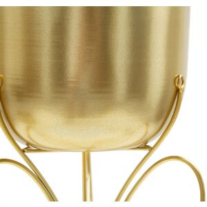 Mauro Ferretti plantenstandaard Farfy Ø 22x45 cm goud