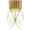Mauro Ferretti plantenstandaard Farfy Ø 22x40 cm goud