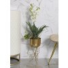Mauro Ferretti plantenstandaard Farfy Ø 22x40 cm goud