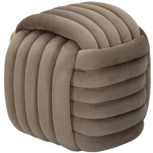 Mauro Ferretti Softy kruk 45x45x45 cm grijs