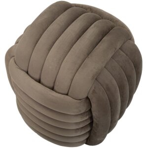 Mauro Ferretti Softy kruk 45x45x45 cm grijs