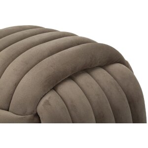 Mauro Ferretti Softy kruk 45x45x45 cm grijs