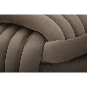 Mauro Ferretti Softy kruk 45x45x45 cm grijs