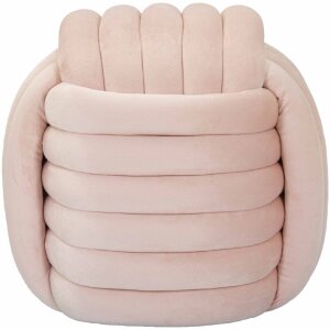 Mauro Ferretti Softy kruk 45x45x45 cm roze