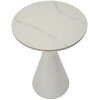 Mauro Ferretti bijzettafel wit dubbel Ø 44,5x63 cm wit