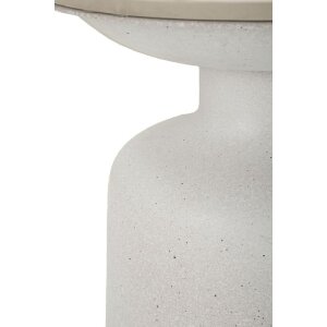 Mauro Ferretti bijzettafel Fush Ø 40x47 cm wit
