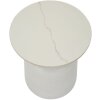 Mauro Ferretti bijzettafel Fush Ø 40x47 cm wit