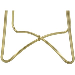 Mauro Ferretti bijzettafel Grent Ø 45x59 cm groen goud