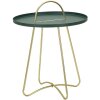 Mauro Ferretti bijzettafel Grent Ø 45x59 cm groen goud