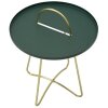 Mauro Ferretti bijzettafel Grent Ø 45x59 cm groen goud