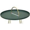 Mauro Ferretti bijzettafel Grent Ø 45x59 cm groen goud
