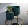 Mauro Ferretti bloemenstandaard Grent Set 2-delig Ø 20x29-16x24 cm groen goud