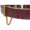 Mauro Ferretti Double Glam decoratief schap Ø 36,5x34,5x56,5 cm bordeaux goud