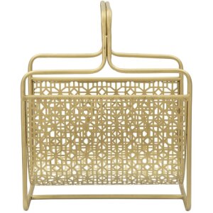 Mauro Ferretti tijdschriftenhouder 37x22x44,5 cm goud