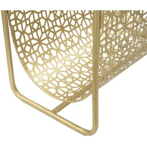 Mauro Ferretti tijdschriftenhouder 37x22x44,5 cm goud