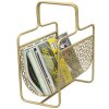 Mauro Ferretti tijdschriftenhouder 37x22x44,5 cm goud