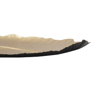 Mauro Ferretti decoratieve kom blad 23x2x35,5 cm goud
