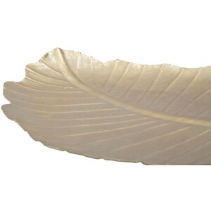 Mauro Ferretti decoratieve kom blad 23x2x35,5 cm goud