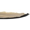 Mauro Ferretti decoratieve kom blad 23x2x35,5 cm goud