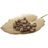Mauro Ferretti decoratieve kom blad 23x2x35,5 cm goud