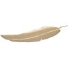 Mauro Ferretti decoratieve kom blad 18x2x55 cm goud