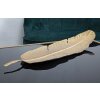 Mauro Ferretti decoratieve kom blad 18x2x55 cm goud