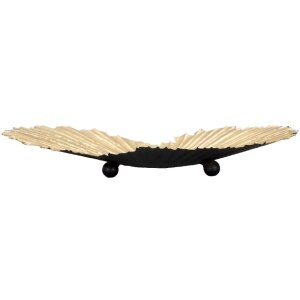 Mauro Ferretti decoratieve kom hart 29x5x25 cm goud