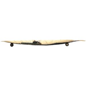 Mauro Ferretti decoratieve kom blad lang 38x3x11 cm goud