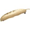 Mauro Ferretti decoratieve kom blad lang 38x3x11 cm goud