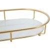 Mauro Ferretti decoratieve kom 2 niveaus 36x22,5x27 cm goud