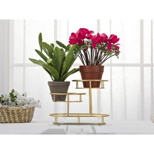 Mauro Ferretti decoratieve kom 3 niveaus 36x22,5x27 cm goud