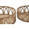 Mauro Ferretti dienbladenset Fuji 3-delig Ø 50x16-40x14-30x12 cm bruin