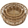 Mauro Ferretti dienbladenset Fuji 3-delig Ø 50x16-40x14-30x12 cm bruin