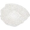 Mauro Ferretti decoratieve kom 37x34x6 cm wit