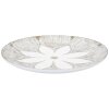 Mauro Ferretti decoratief dienblad Atene Polyresin White Wash Ø 35,5x4,4 cm Boho Chic