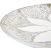 Mauro Ferretti decoratief dienblad Atene Polyresin White Wash Ø 35,5x4,4 cm Boho Chic