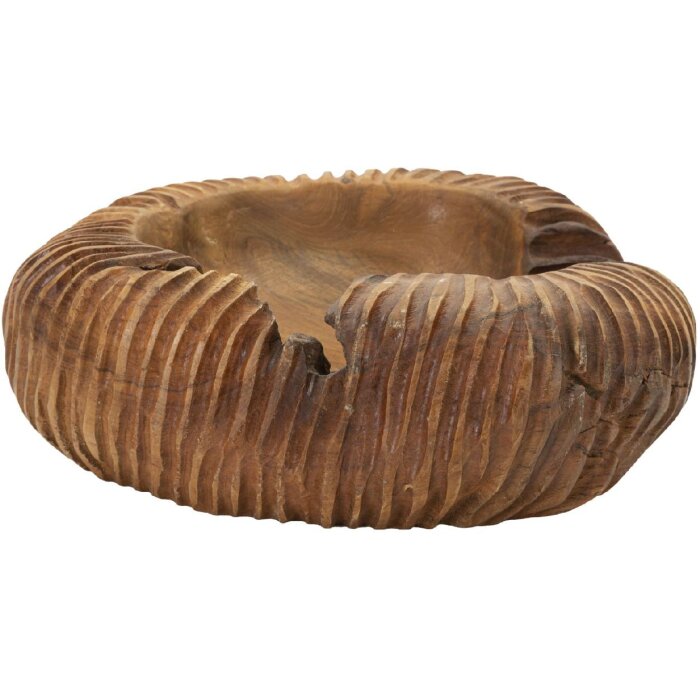 Mauro Ferretti decoratieve kom Garit 37x40x16 cm bruin