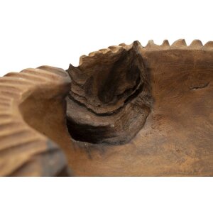 Mauro Ferretti decoratieve kom Garit 37x40x16 cm bruin