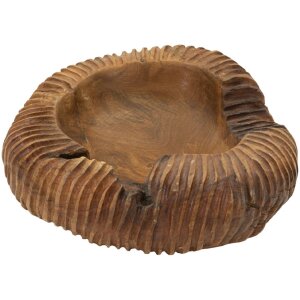 Mauro Ferretti decoratieve kom Garit 37x40x16 cm bruin